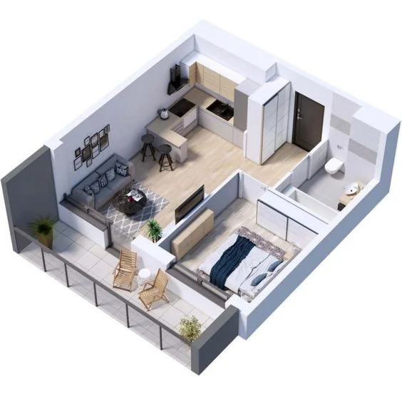  denah apartemen